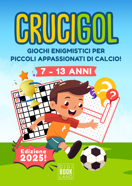 CruciGol - Giochi enigmistici per piccoli appassionati di calcio