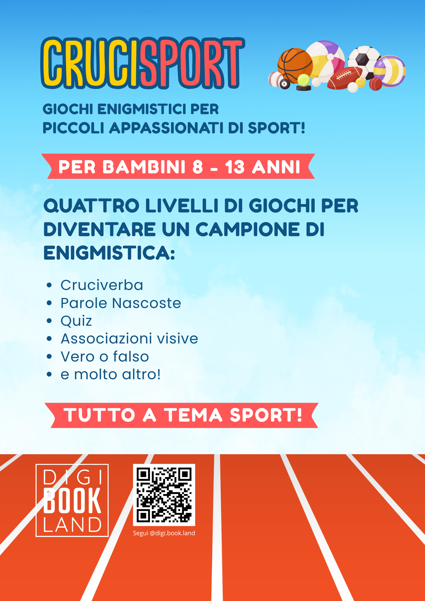 CruciSport - Giochi enigmistici per piccoli appassionati di Sport